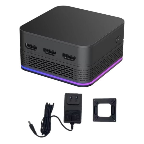 Mini PC Chipol T9 Plus N100 16GB DDR5 512GB SSD 3xHDMI 3xUSB 2xLAN